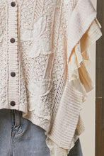 Butterfly Patch Ruffle Cardigan (REG)