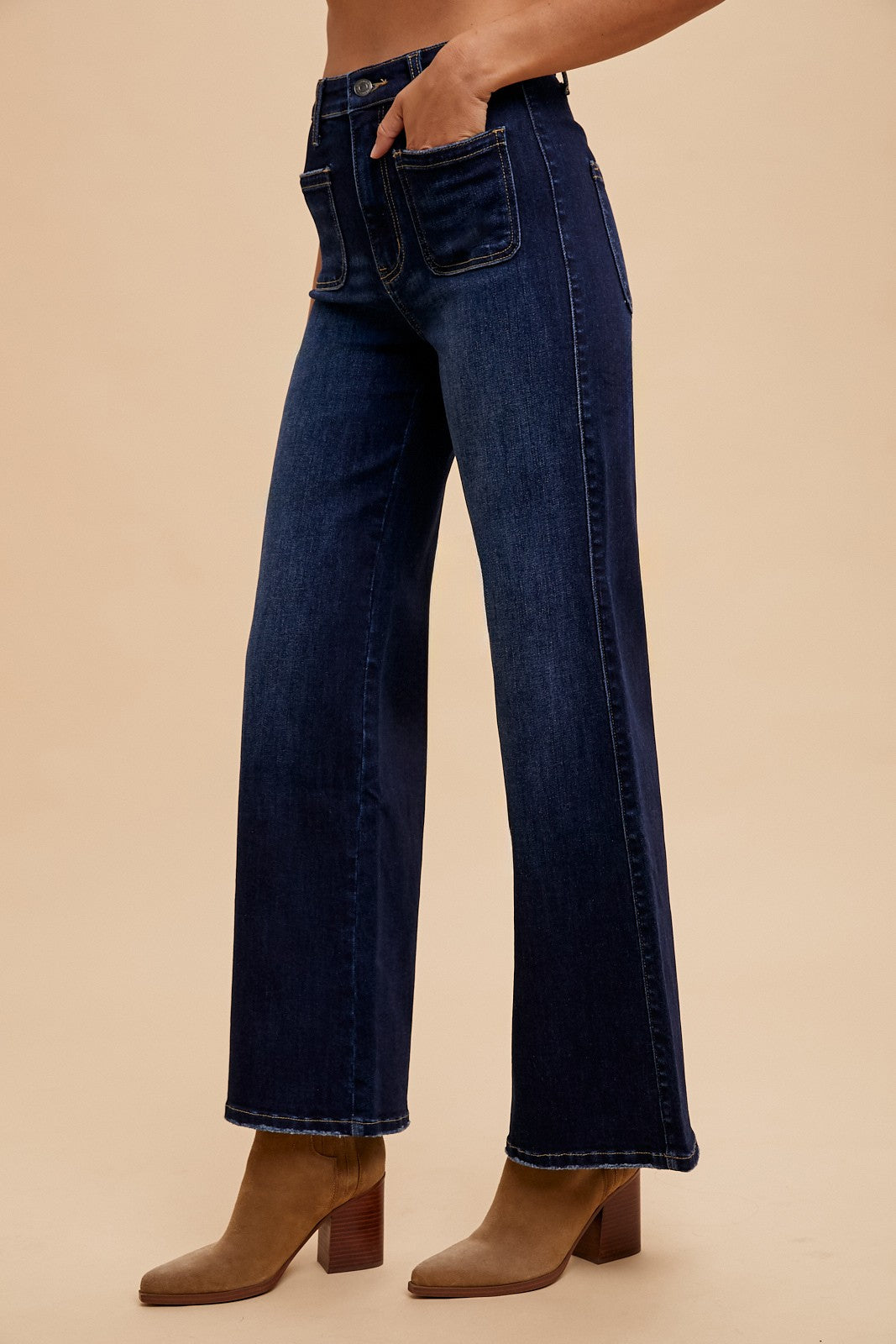 Anniewear Two Pocket Flare Jeans AP6484 (REG)