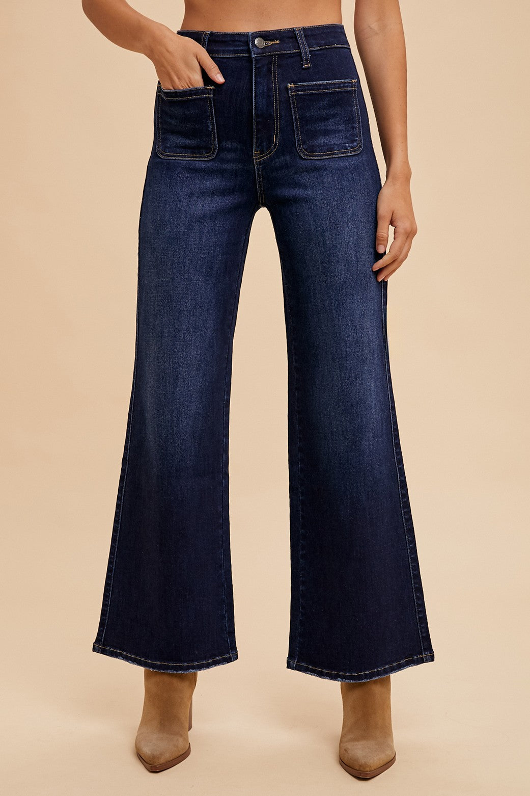 Anniewear Two Pocket Flare Jeans AP6484 (REG)
