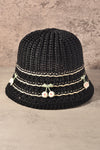 Cherry Straw Bucket Hat