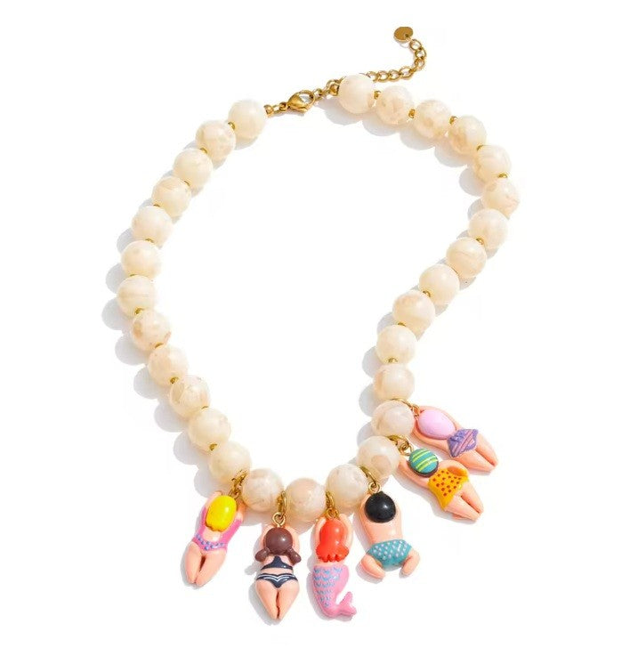 Bikini Doll Drop Necklace