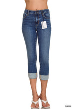 Zenana Cuffed Skinny Crop Jeans DTP-1991 (REG)