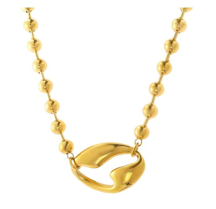 Hollow Oval Necklace