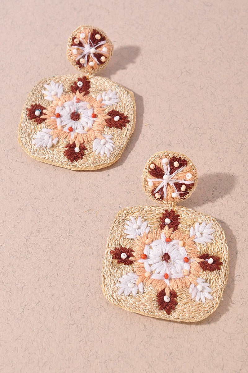 Crochet Dangle Earrings