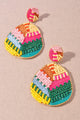 Seed Bead Dangle Earrings