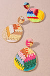 Seed Bead Dangle Earrings