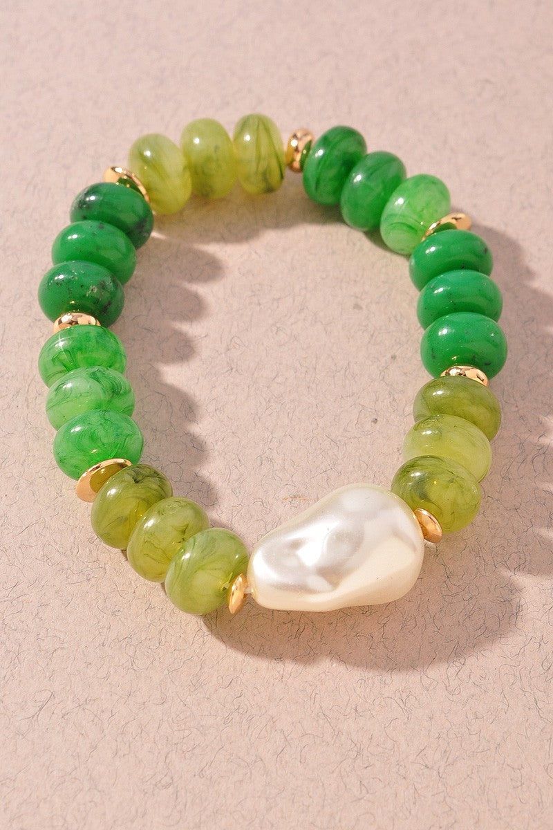Colorful Pearl Bracelet