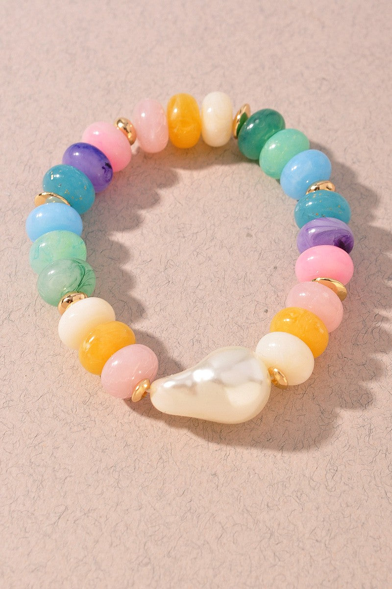 Colorful Pearl Bracelet