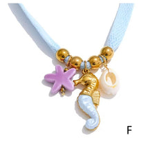 Shoe Lace Charm Necklace