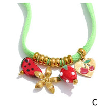 Shoe Lace Charm Necklace