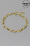18K Basic Link Bracelet