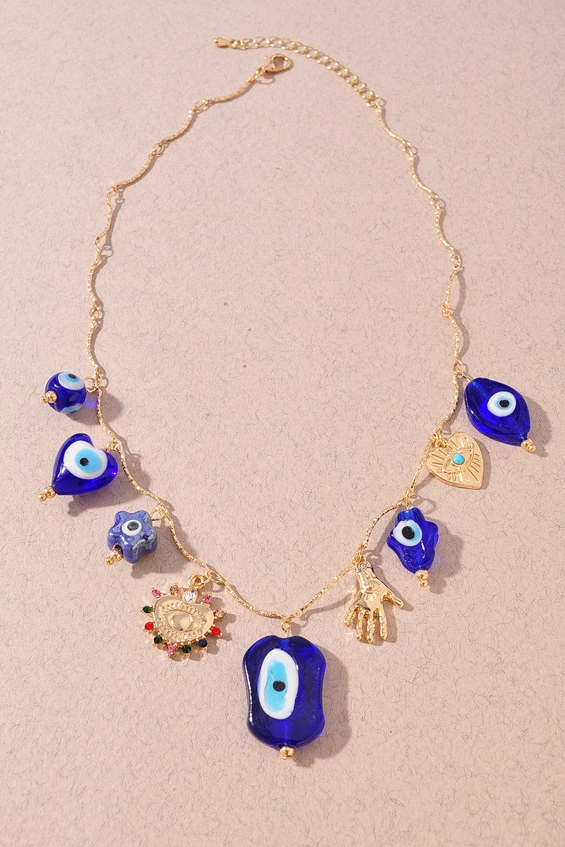 Evil Eye Charm Necklace