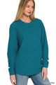 Basic Bonnie Sweater in Ocean Teal (REG)
