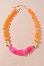 Resin Oval Necklace