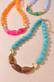 Resin Oval Necklace