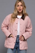 Quilted Work Jacket in Pink (REG)