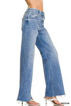 Zenana Raw Hem Flare Jeans DTP-9539 (REG)