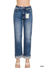 Zenana Cuffed Straight Jeans DTP-9592 (REG)