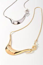 Wavy Design Statement Necklace