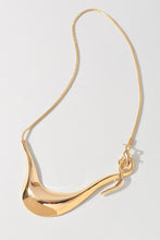 Wavy Design Statement Necklace