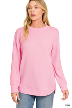 Raised Rib Top in Pink (REG)