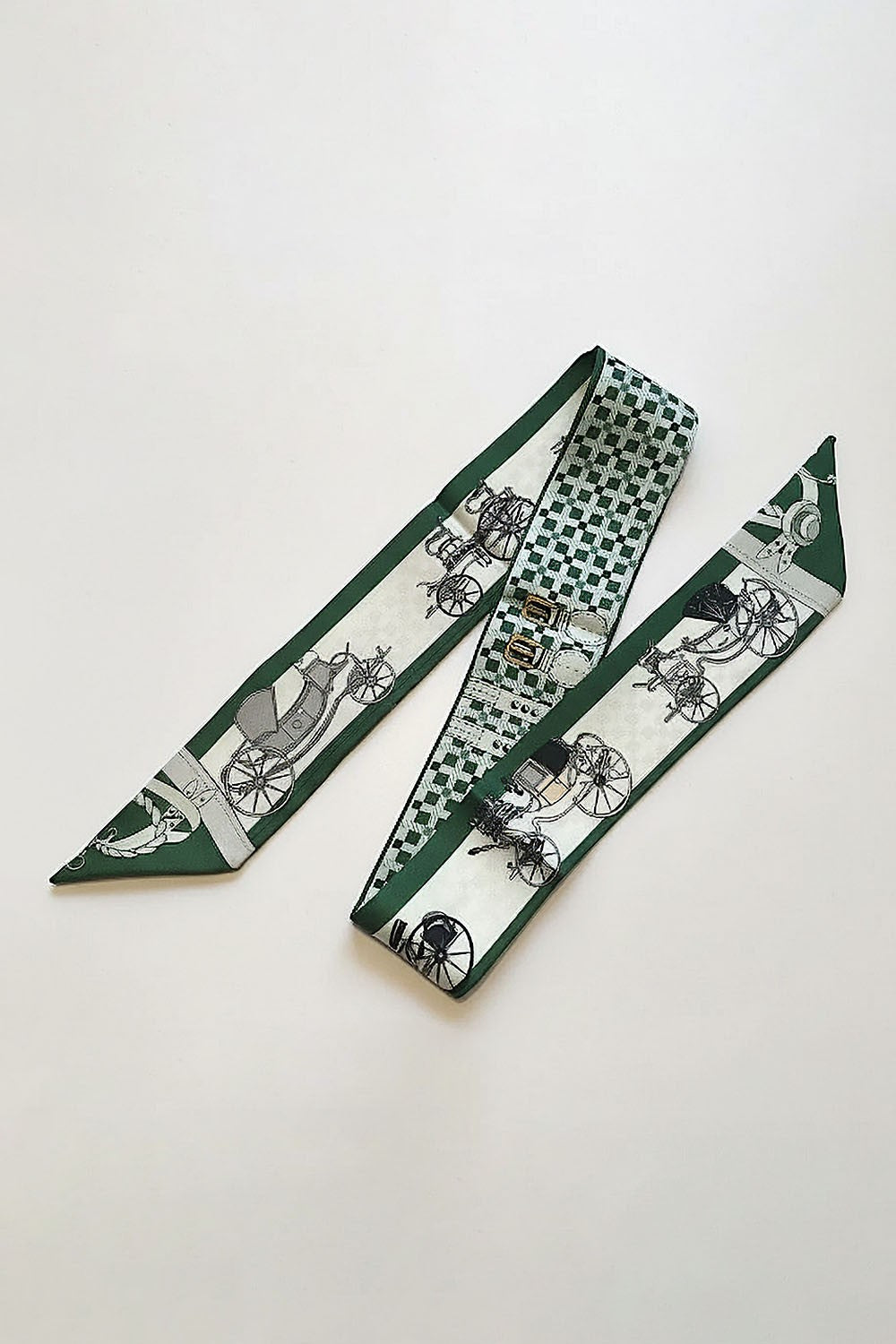 Vintage Carriage Twilly Scarf