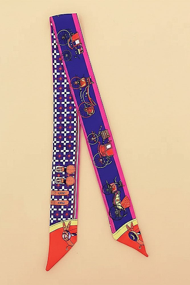 Vintage Carriage Twilly Scarf
