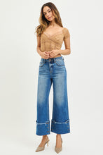Risen Cuffed Wide Leg Jeans PWC21712 (REG)