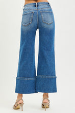 Risen Cuffed Wide Leg Jeans PWC21712 (REG)