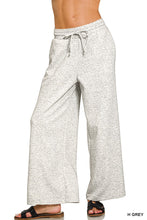 Heather Grey Drawstring Scuba Pants (REG)