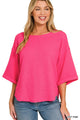 Hot Pink Double Knit Top (REG)