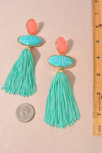 Resin Tassel Earrings