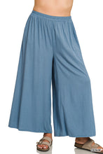 Awesome Wide Leg Pants in Denim (PLUS)