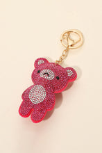 Teddy Bear Sparkle Keychain