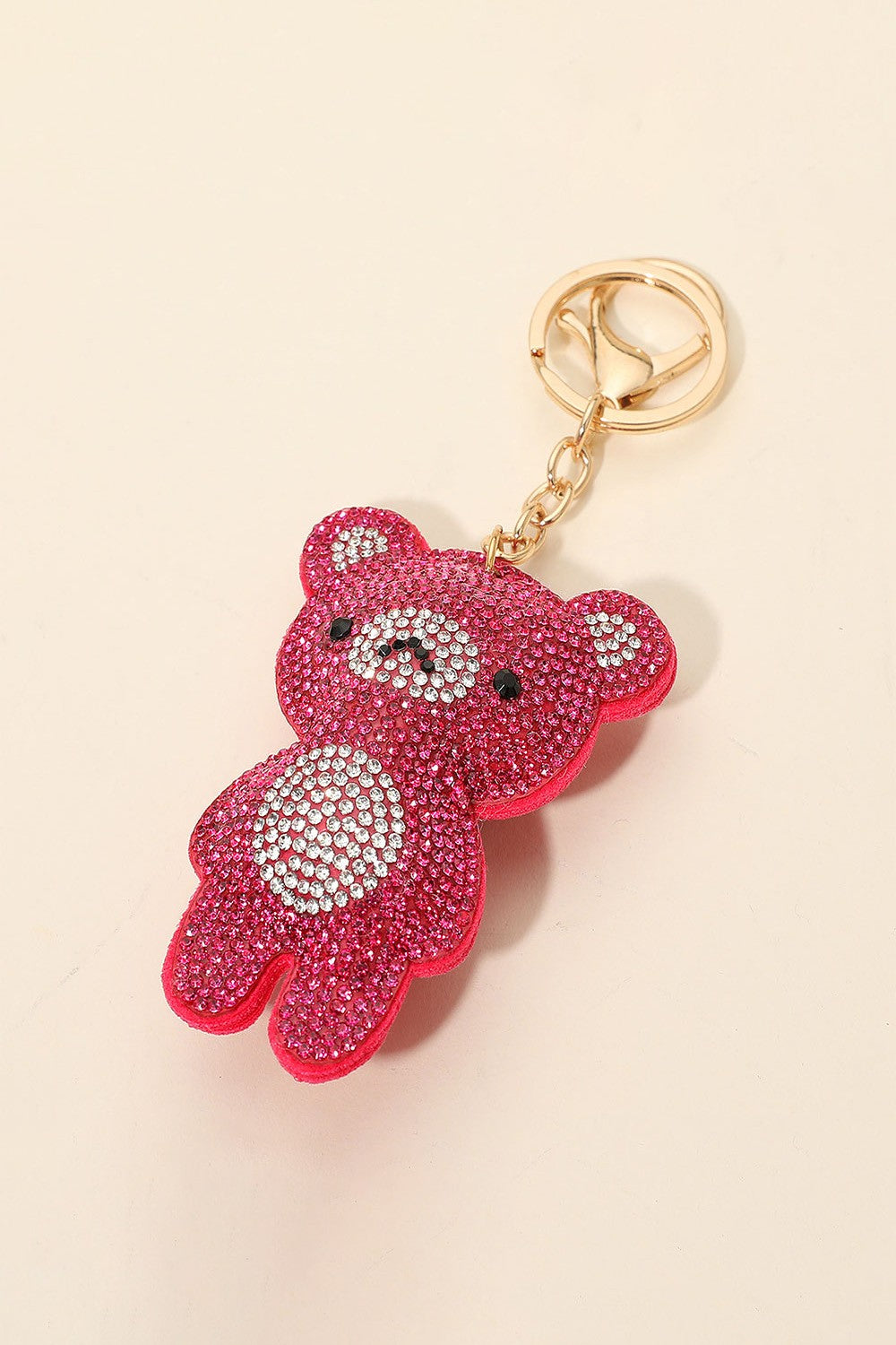 Teddy Bear Sparkle Keychain