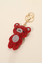 Teddy Bear Sparkle Keychain