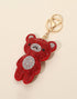Teddy Bear Sparkle Keychain