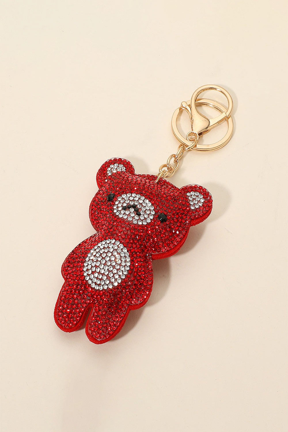 Teddy Bear Sparkle Keychain