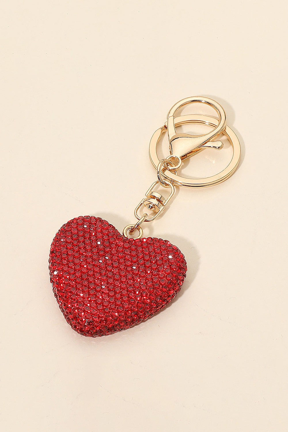 Bling Heart Keychain