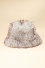 Natural Faux Fur Bucket Hat