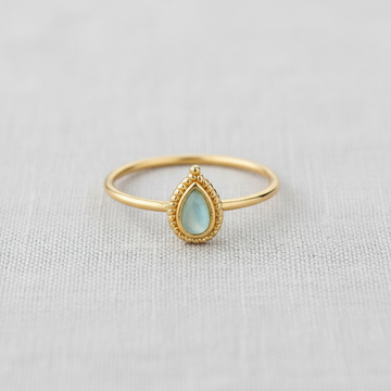 Teardrop Stone Ring