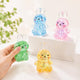 Glitter Bunny Squishy Stress Toy