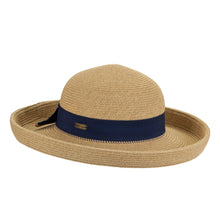Navy Bow Banded Hat