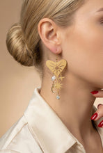 Celestial Heart Drop Earrings