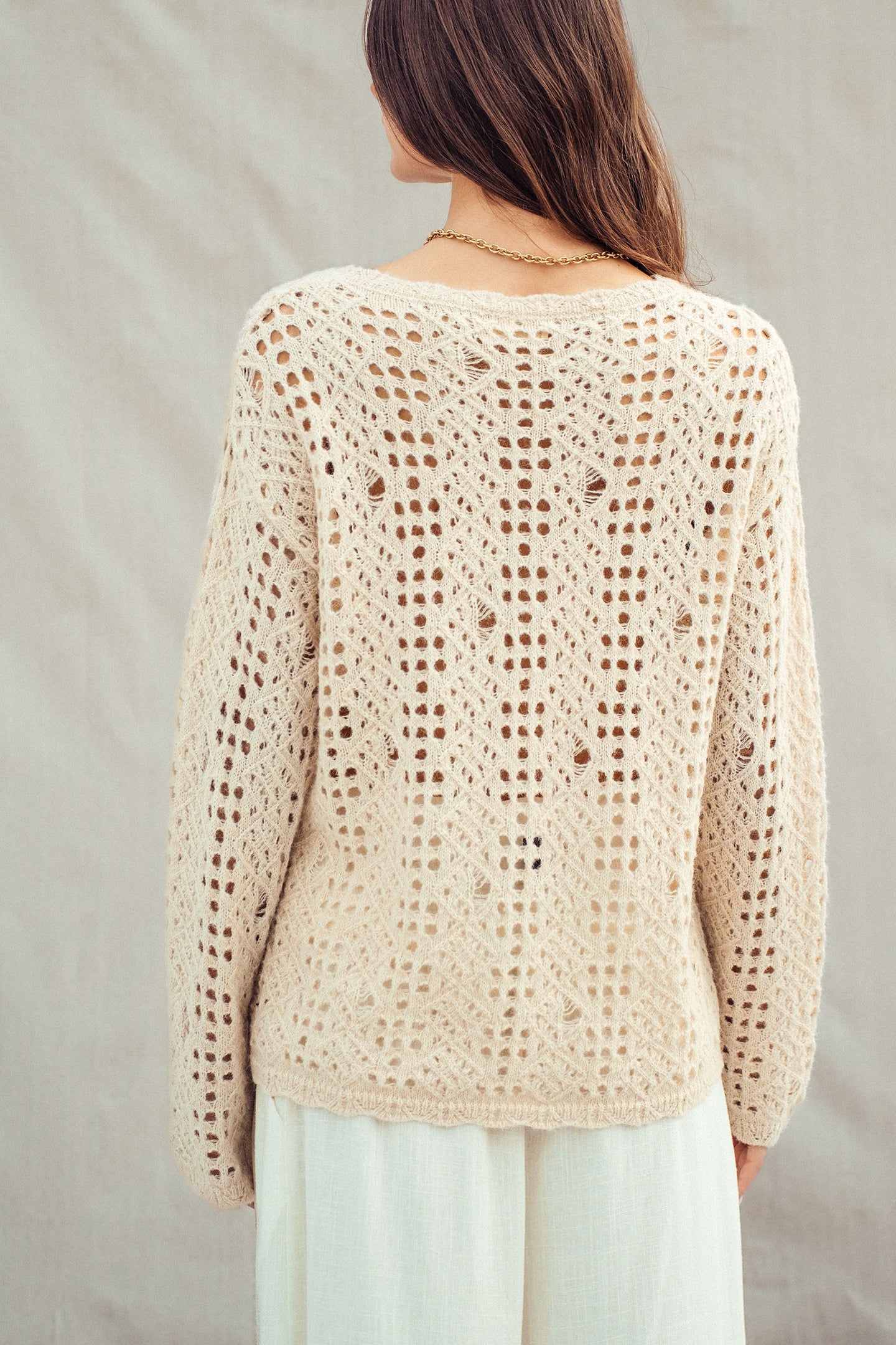 Seaside Crochet Sweater (REG)