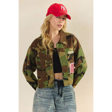 Floral Back Camo Jacket (REG)