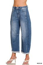 Zenana Cropped Barrel Jeans DTP-9610 (REG)