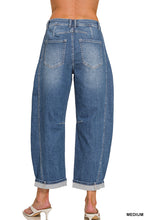 Zenana Cropped Barrel Jeans DTP-9610 (REG)