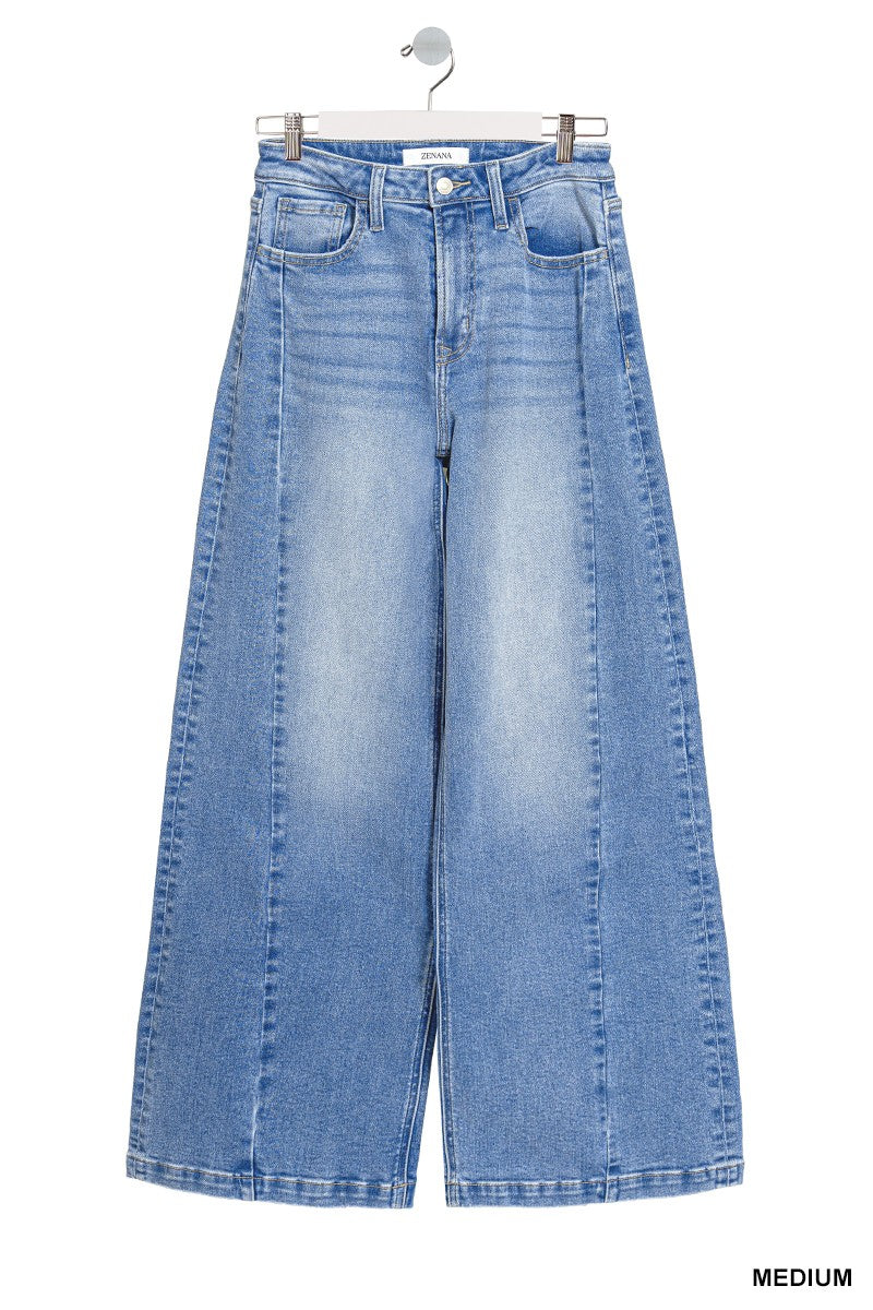 Zenana Wide Leg Denim Pants DTP-9606 (REG)