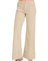 Zenana Mid Rise Denim Pants in Sand Beige (REG)